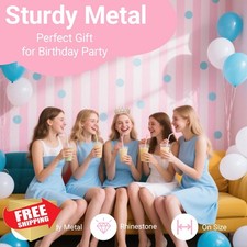 Papoopy Crown for Women, Queen Tiara for Party Decorations Golden