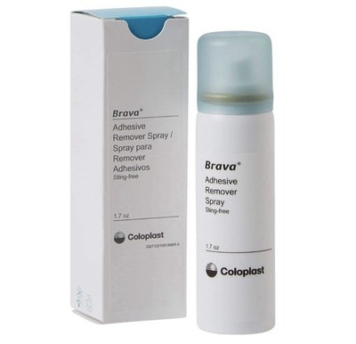 Brava Clear Adhesive Remover Spray 1.7 oz for Coloplast Bonding Adhesives