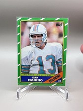 1986 Topps Collector Football Card Dolphins All Pro Dan Marino #45