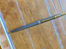vtg sterling Silver Cisele Grid Gt Parker Classic Ballpoint Pen 
