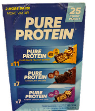 PURE PROTEIN BAR VARIETY PACK 25 COUNT BOX