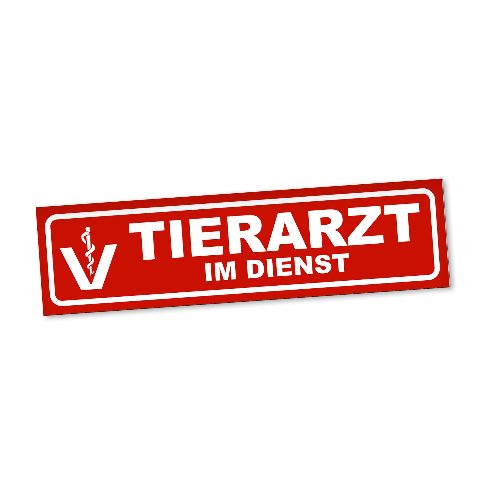 Tierarzt Im Dienst Magnetschild Auto Tierphysiotherapie Magnetfolie Geschenkidee