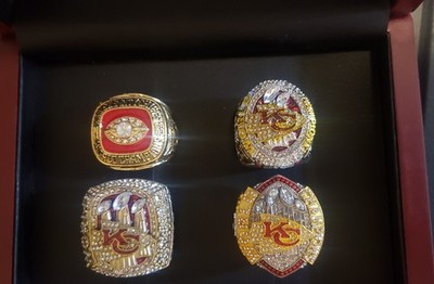 Kansas City Chiefs NFL Championship Memorabilia Set W Box