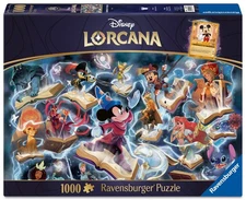 RAVENSBURGER 1000 PC PUZZLE DISNEY LORCANA GLIMMERS OF THE REALM: STEEL PRE ORD.