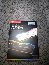 Team Group T-Force Delta 16GB (2 x 8GB) RAM DDR5 6000MHz (PC5 48000) RGB Black