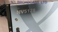Nvision nv5128 router with 64x64 analog stereo audio setup installed