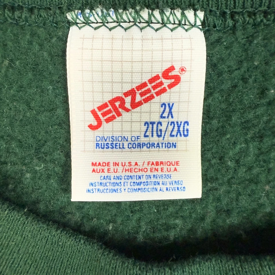 VTG Christmas Sweatshirt Womens 2XL Crewneck Sweater Beaded Holly Leaves Holiday - Image 4 of 4