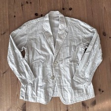 ISSEY MIYAKE MEN Jacquard Jacket Light Gray Size 1 Large Fit FD AHA