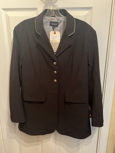Equs Equestrian Show Dressage Riding Horse Coat Size 12