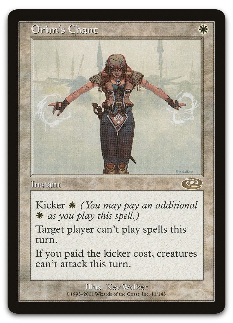 Orim's Chant #11 (LP) Planeshift PLS Magic MTG
