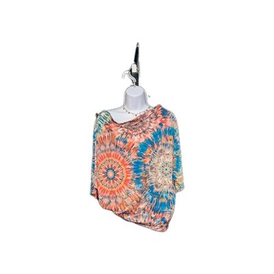 Heimish USA Tie Dye Long Sleeve Top Color Burst Womens Boutique Shirt Small