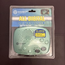 Southwestern Bell Answering Machine All Digital Metallic Green FA970MG