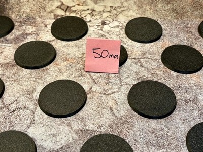 Round Bases 50mm Miniatur Modelle Wargaming Warhammer 40K AoS Games Workshop
