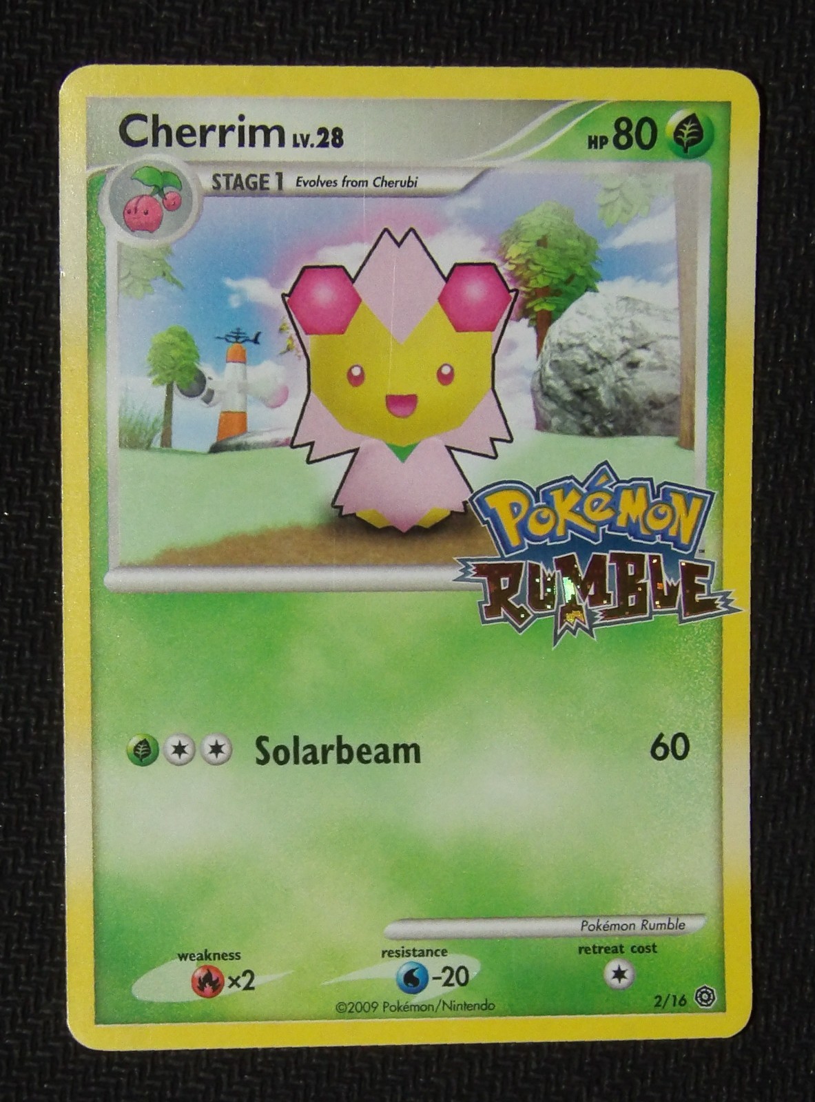 2009 Pokemon Pokemon Rumble Cherrim 2/16