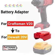 Adapter For Dewalt 20V Battery Convert to for Craftsman V20 20V Cordless Tools