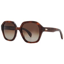 Rag  Bone Brown Gradient Square Ladies Sunglasses RNB1063/S 0086/LA 53