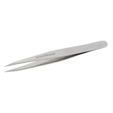 Tweezerman Stainless Steel Point Tweezer - Eyebrow Precision Tweezers, Facial
