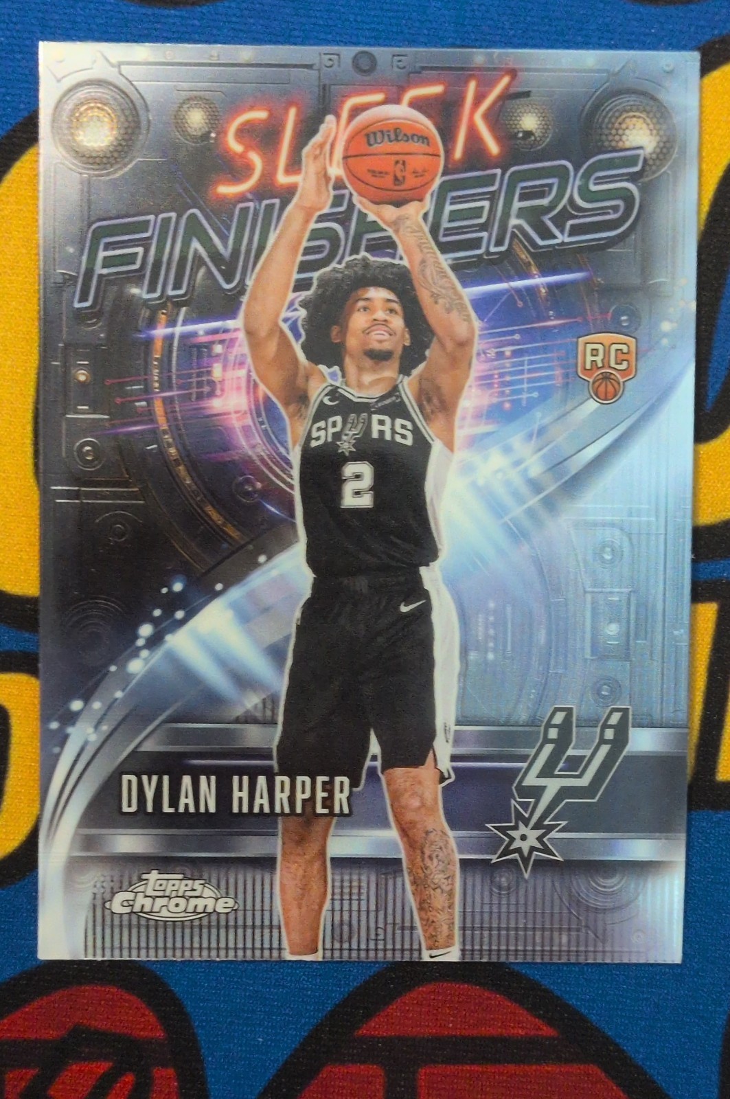 2025-26 Topps Chrome - Sleek Finishers Dylan Harper #SF-22 (RC)