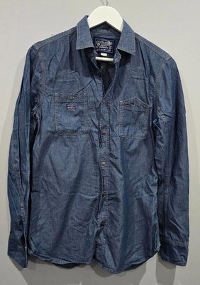 Diesel Industry Jeanshemd Herren Medium Langarm Baumwolle Freizeit Spitze