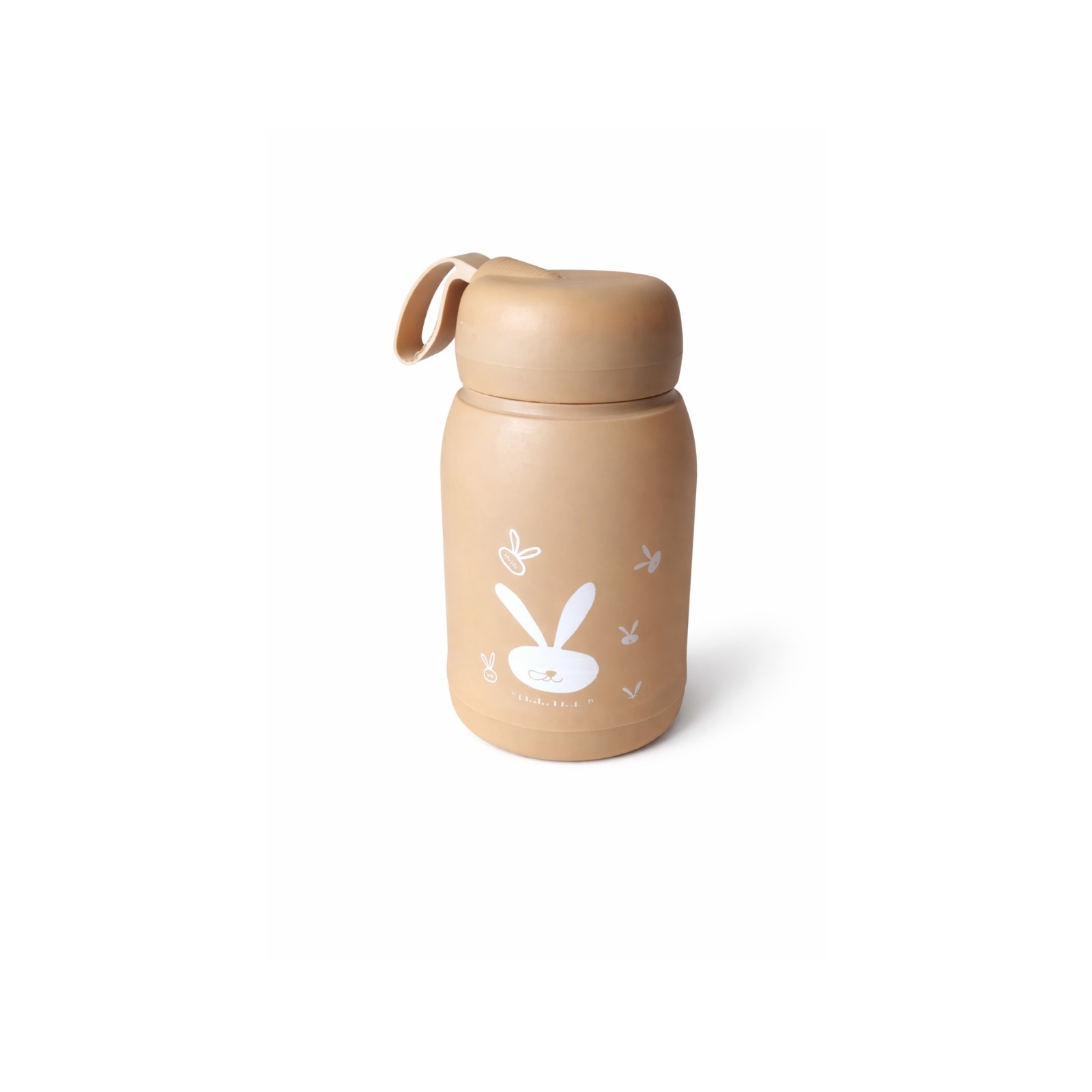 Bunny Design Leakproof Portable Cup Beige 14cm
