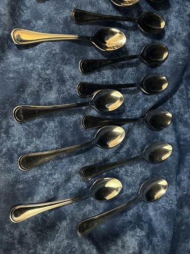 RARE Cambridge GRANDE Demitasse Spoons-Set of 12-Coffee Spoons - Picture 6 of 9