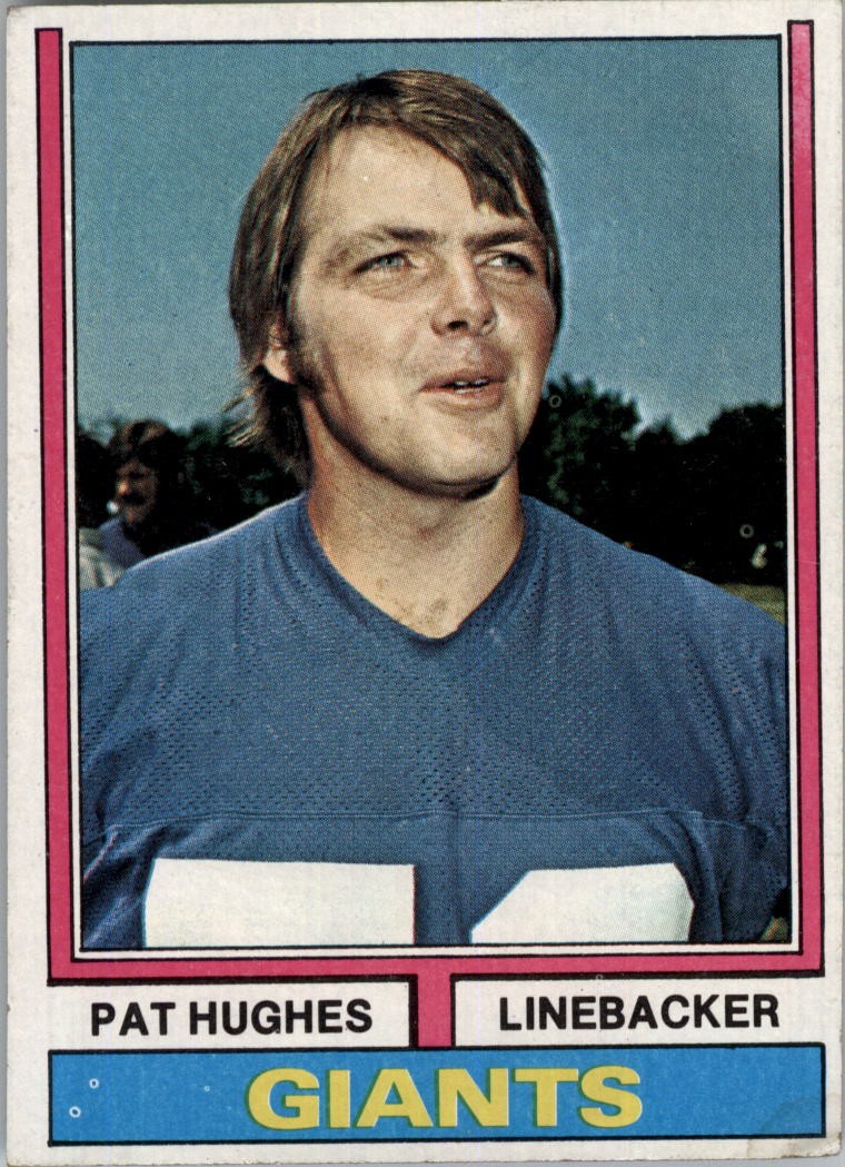 1974 Topps #74 Pat Hughes - VG