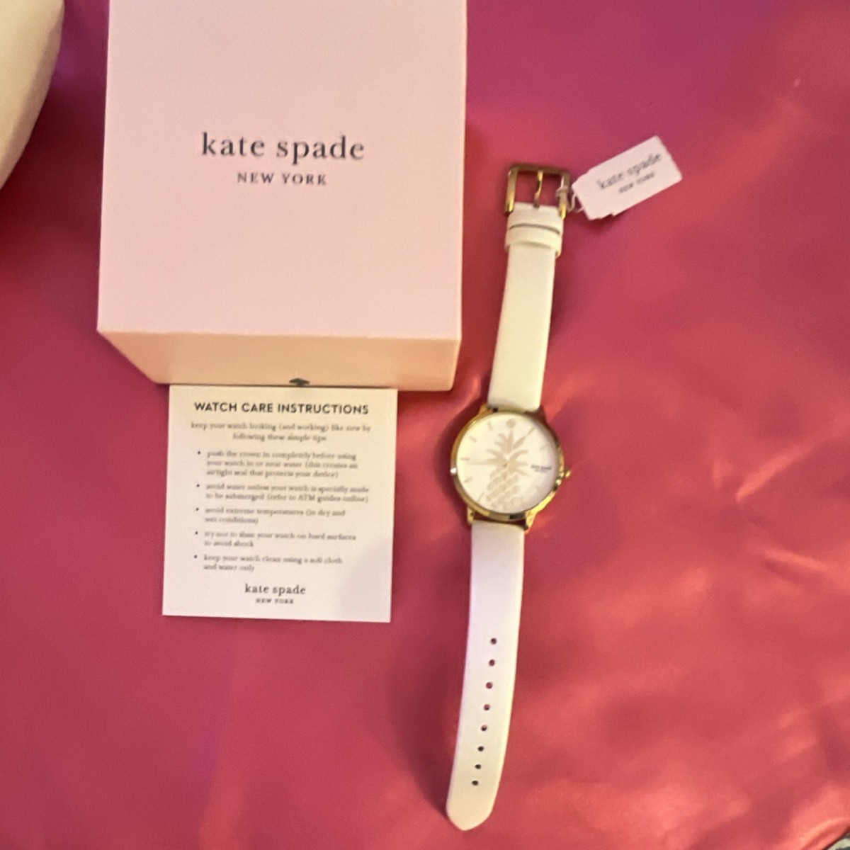 BNWT / in box Kate Spade NY Pineapple Quartz Women's Wristwatch