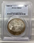 1885 O Morgan Silver Dollar - PCGS - MS 63 - Toned
