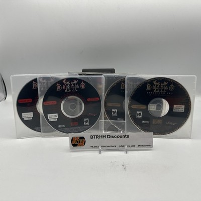 Diablo II & Expansion Set (PC) Clean Discs W/Codes Blizzard