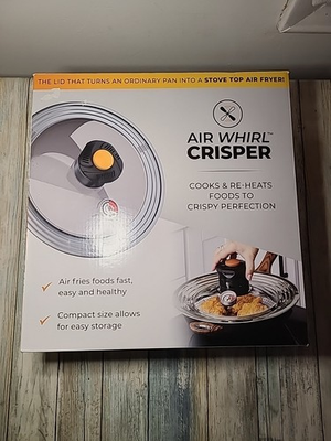 #ad Air Whirl Crisper Lid Stainless Steel And Tempered Glass Brand New Free Shipping $40.00