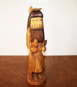 Tall Detailed Zuni Kachina by A. Lewis