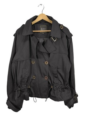FAINA Kurzjacke Damen Jacke Gr. DE 44 schwarz Casual-Look