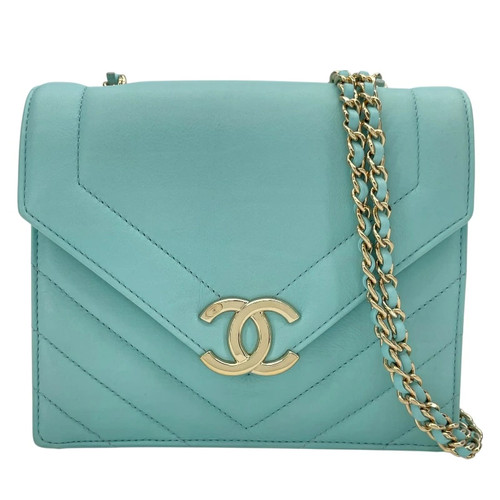 From 6 1 Up to 30 000 Yen OFF  CHANEL V Stitch Small Flap Bag Model 27 Light Blu