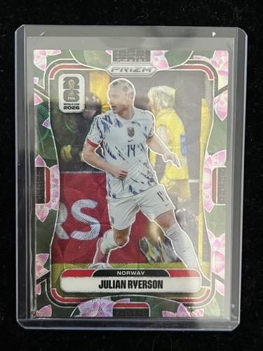 Julian Ryerson 2026 Panini Prizm FIFA World Cup Base Lotus Flower /18 Norway