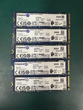 Lot of 5 Kingston 2280mm NV2 500GB M.2 NVMe Gen 3.0 x 4 SSD SNV2S/500G
