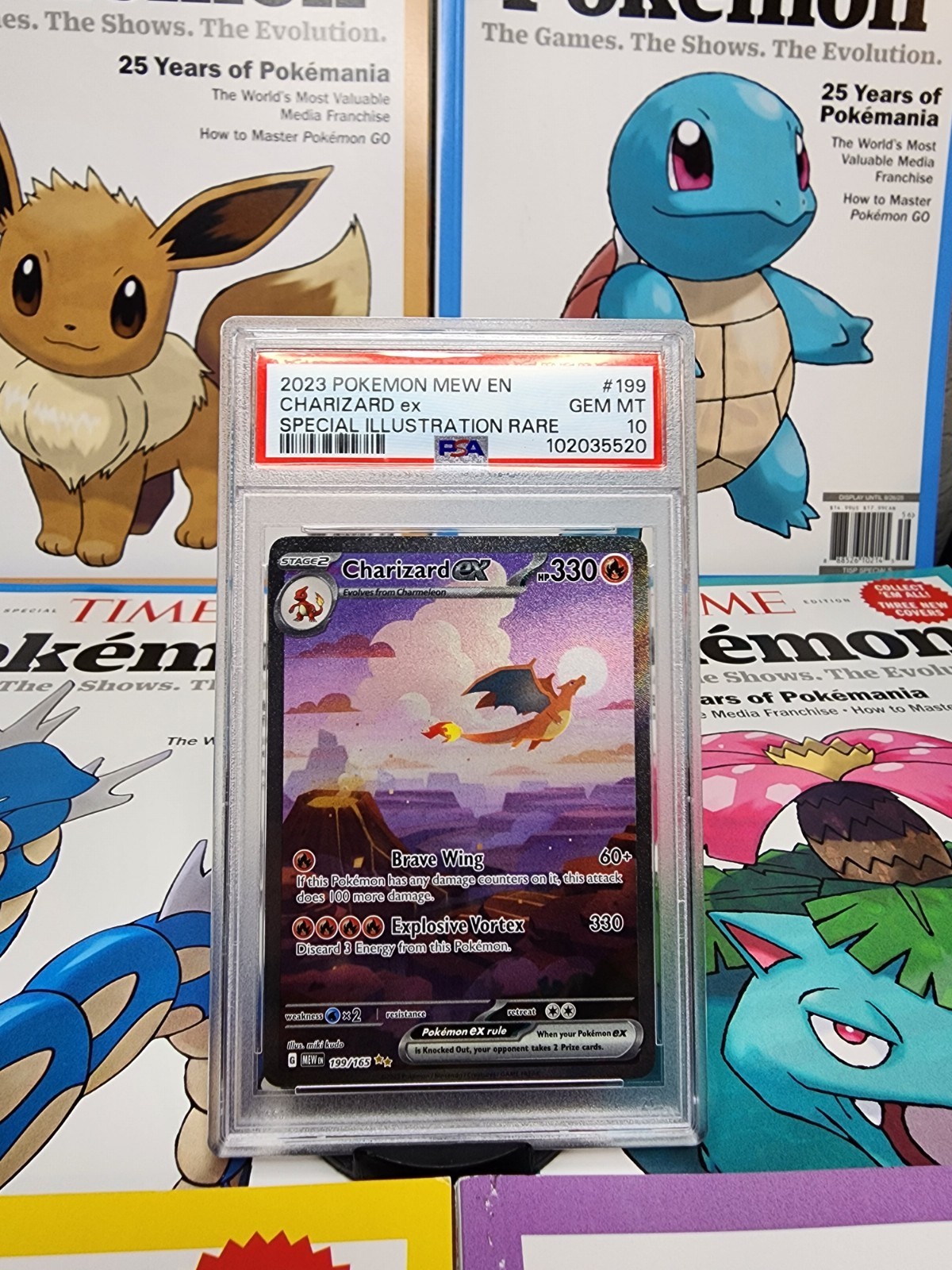 Charizard EX 199/165 Sv: Scarlet & Violet 151 Special Illustration Rare ...