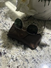 Ray-Ban Hexagonal Sunglasses Gold/Green Eyewear FREE SHIPPING