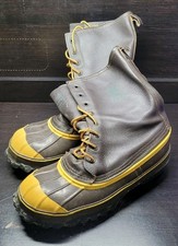 Lacrosse De-Icer Steel Toe Industrial Work Steel Shank Boots Size 8 Made in USA