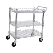 Seville Classics UltraDurable NSF Heavy Duty Poles, 34.8"W x 18.25"D Steel