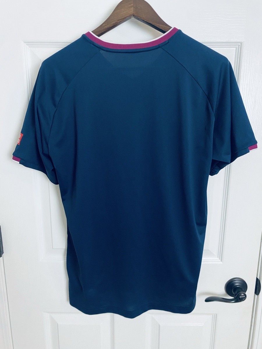 Uniqlo Roger Federer RF 2020 Australian Open Tennis Shirt Large