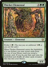Thicket Elemental [Duel Decks: Nissa vs. Ob Nixilis] Lightly Played
