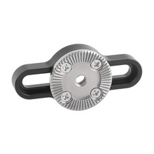 Standard M6 Rosette Connecting Adapter Mount with Two 1/4"-20 Thru Screws