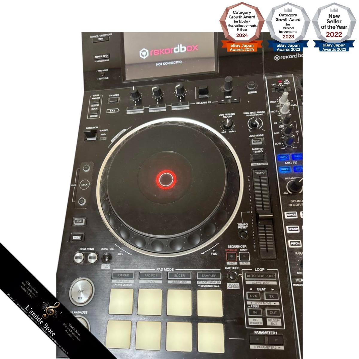 Pioneer DDJ-RZX Professional DJ Controller Rekordbox DDJRZX