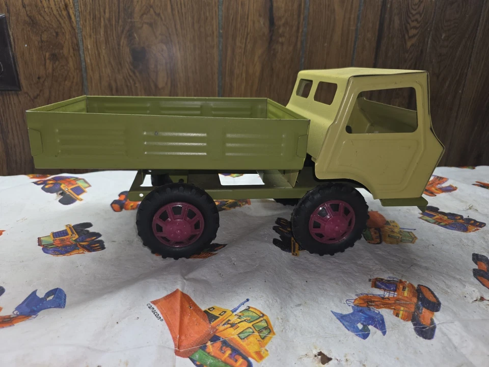 Camión coche de hojalata Kamaz modelo soviético juguete infantil vintage URSS  Foto 3 de 4