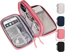 CAOODKDK Electronic Organizer Travel USB Cable Accessories Bag/Case,Waterproof f