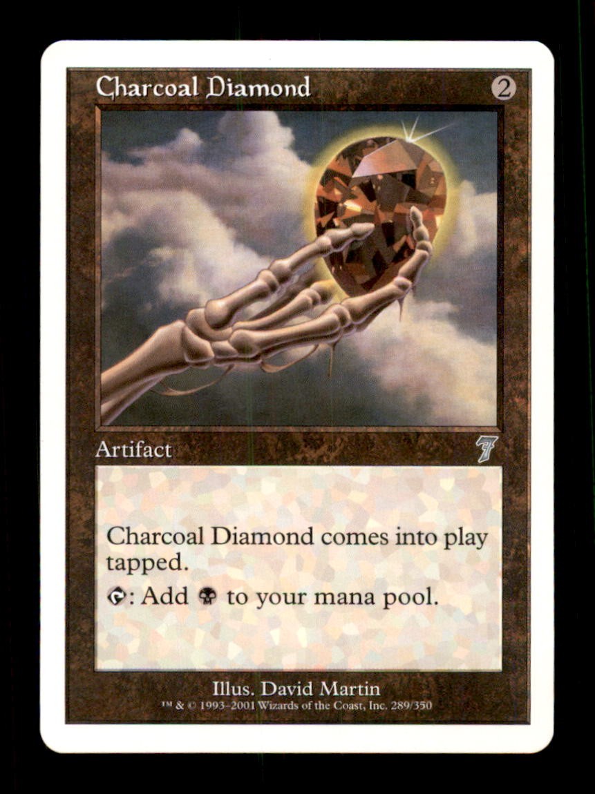 Charcoal Diamond LP Light Play Seventh Edition MTG [10541]