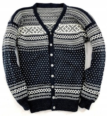 TOTING  GRAU  Skandynawian    Wolle Strickjacke   PULLOVER  GR. M