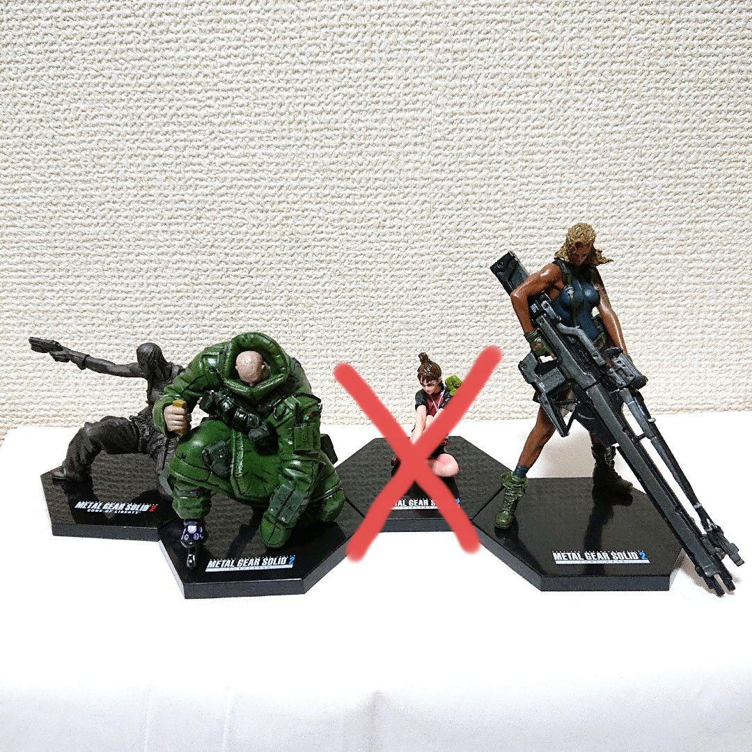 Set of 3 Metal Gear Solid 2 KONAMI Figure Collection Fatman