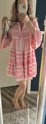 Devotion S 36/38 Tunika Longbluse Hängerchen Kleid Ethno Azteken