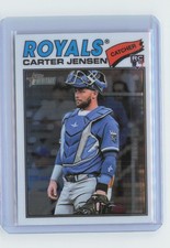 2026 Topps Heritage Carter Jensen Chrome #199 Kansas City Royals